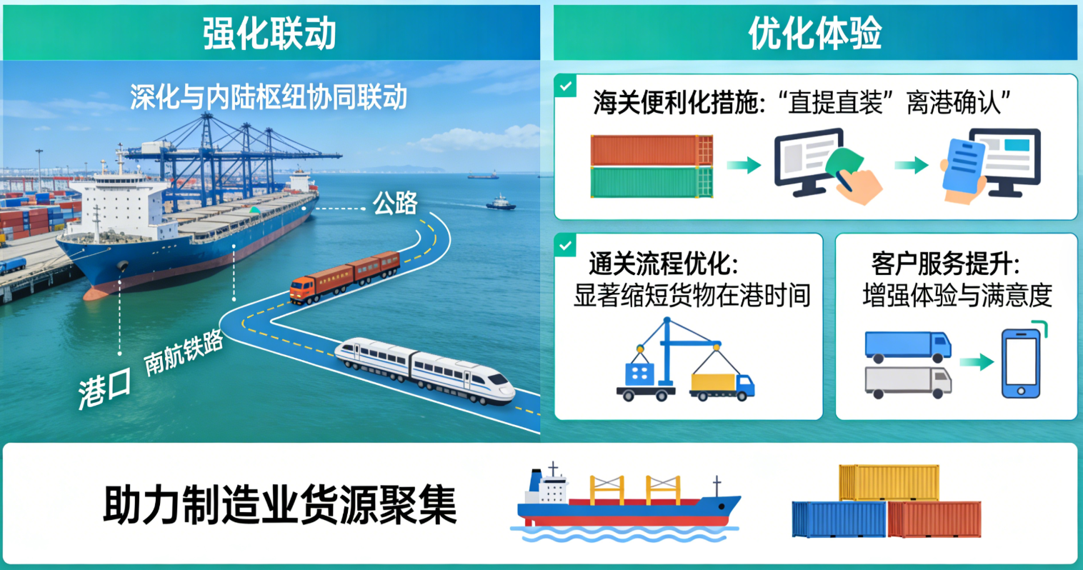 提升港口服务竞争力图示