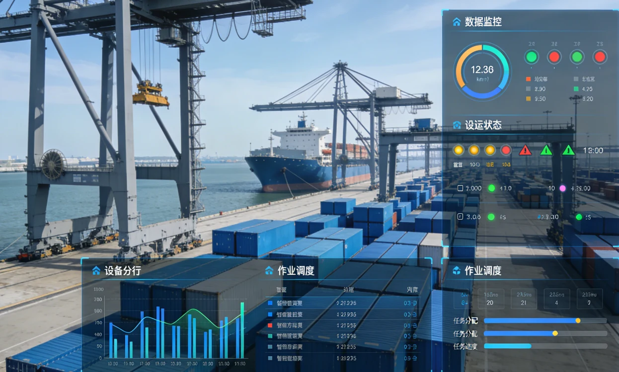 岸基云码头集装箱智能操作系统