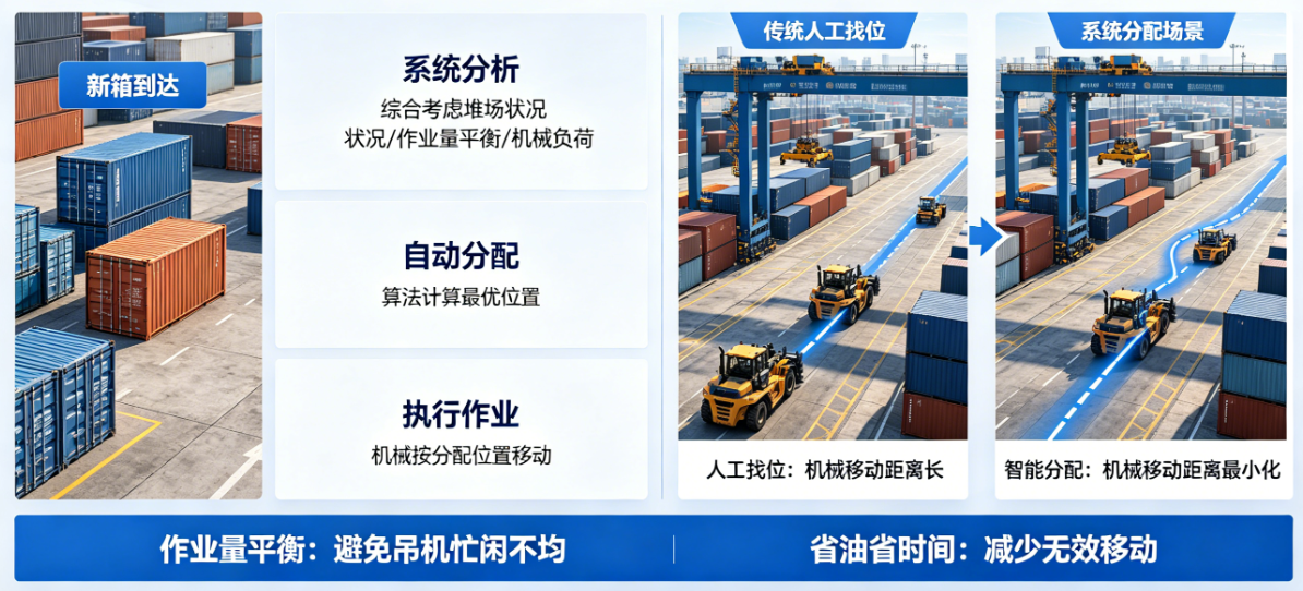 全自动堆场计划图示