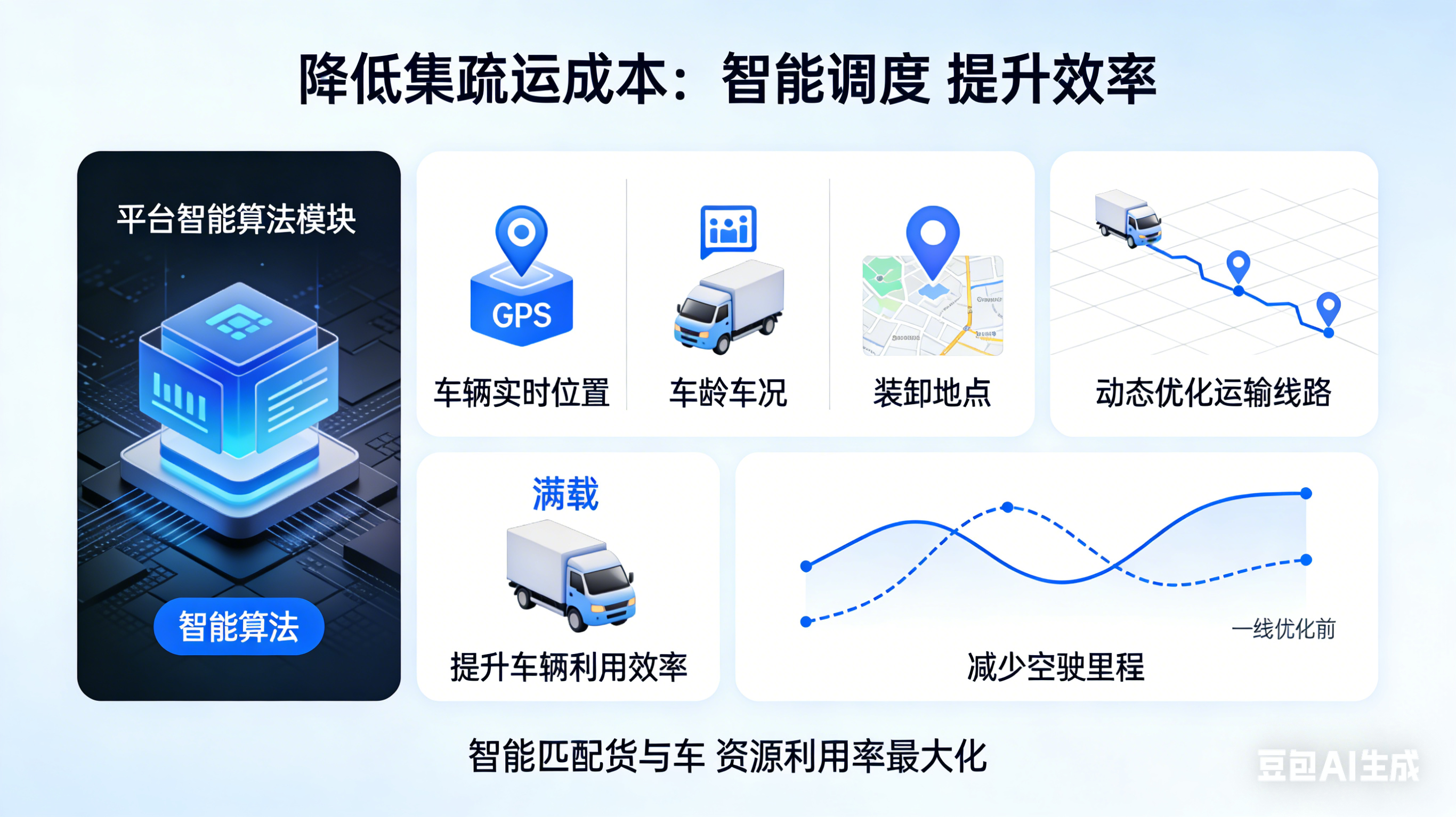 降低集疏运成本图示