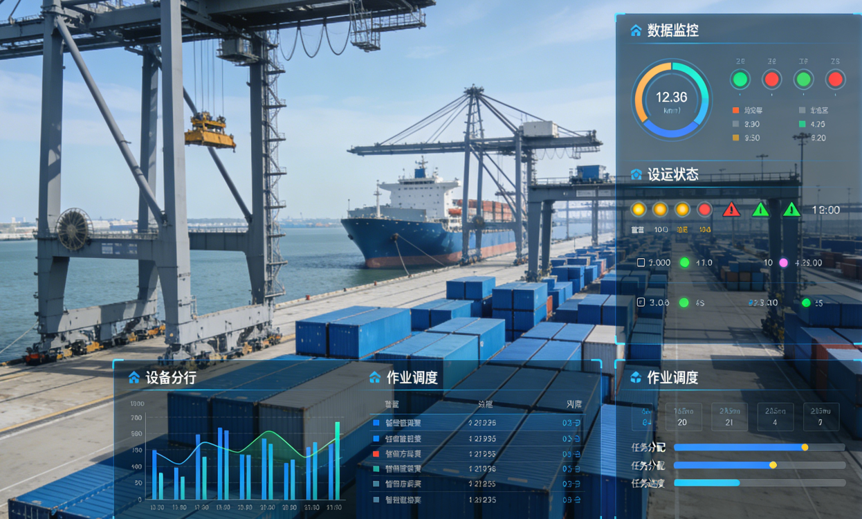岸基云码头集装箱智能操作系统