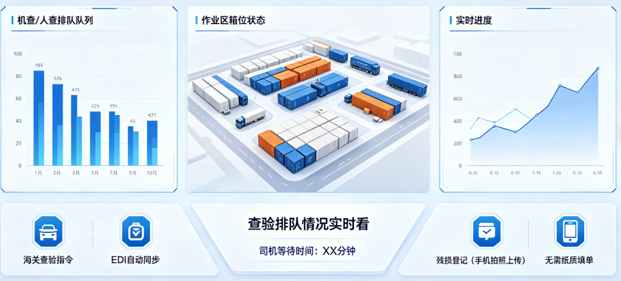 查验作业全流程可视图示