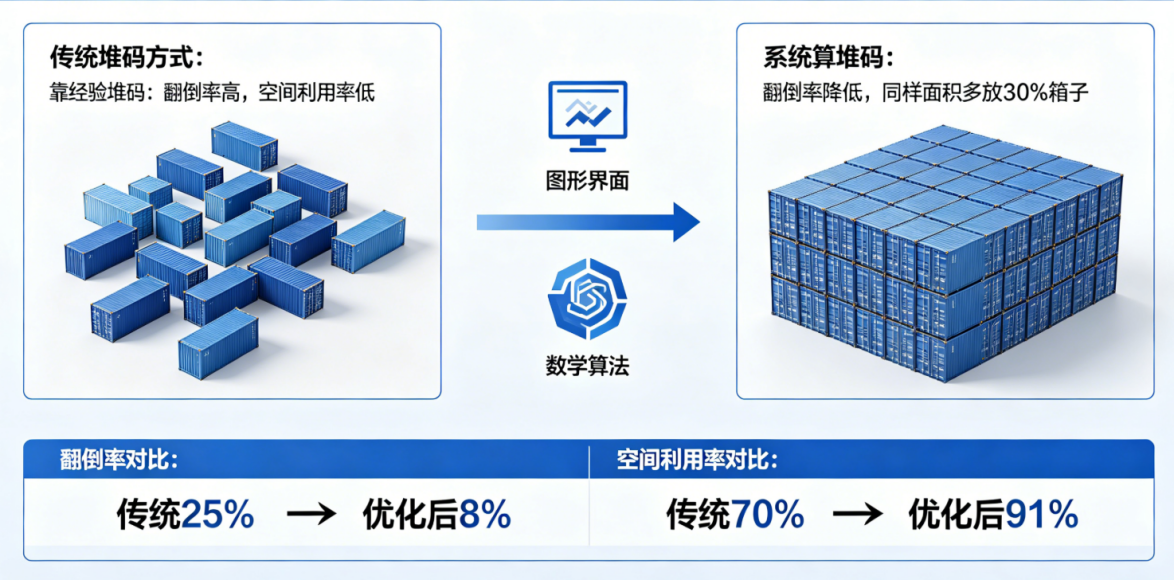 智能堆场优化图示