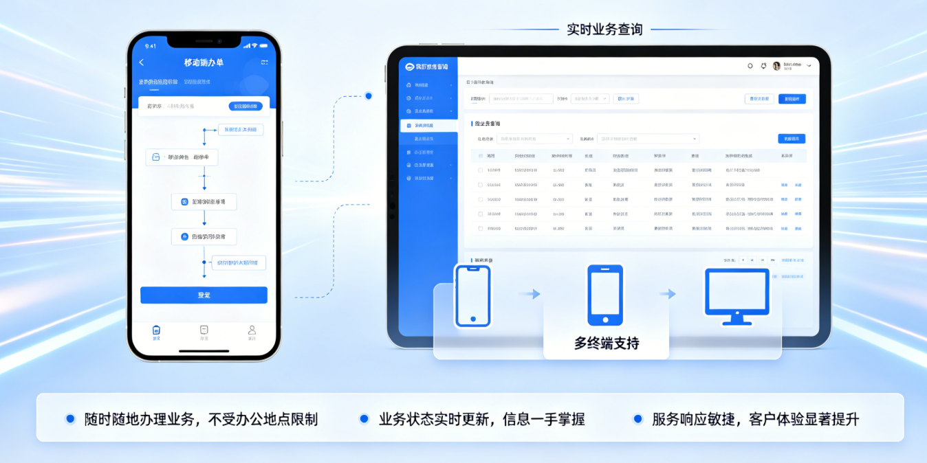 移动办公图示