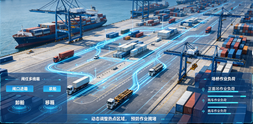 多路作业智能均衡调度图示