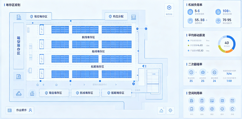 智能堆场计划与自动派位图示